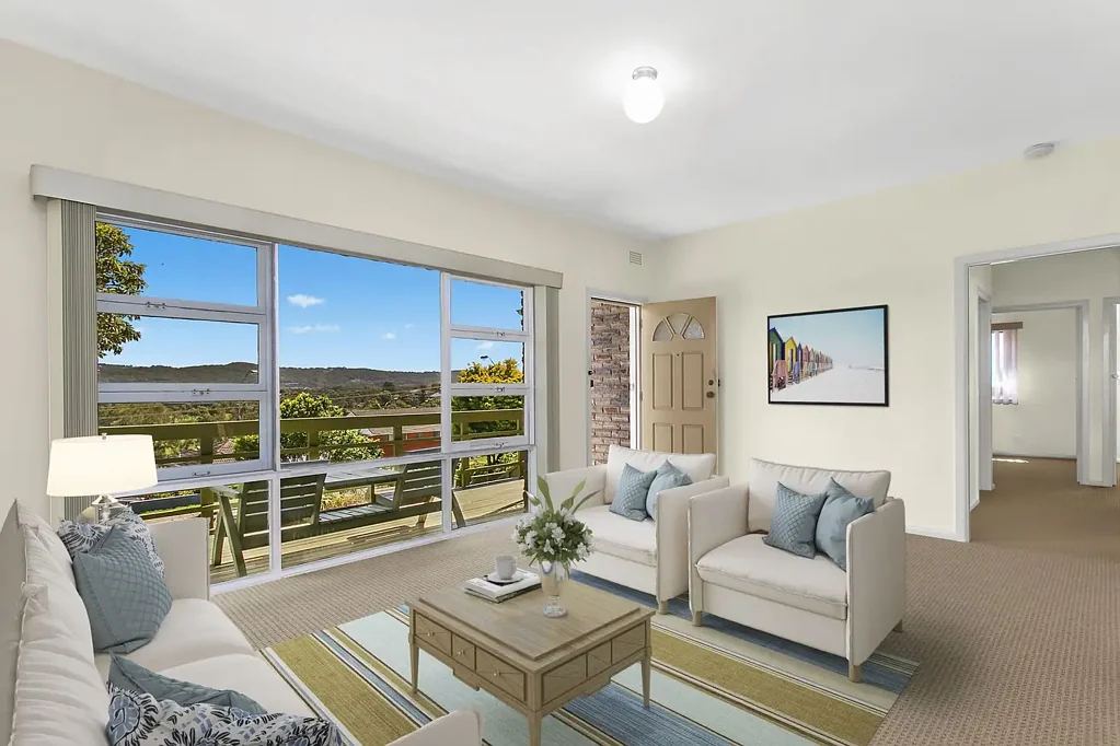 Single story family home close to the beach