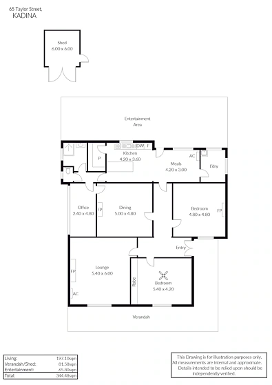 65 Taylor Street, Kadina, SA 5554, 3 slaapkamers, 1 badkamers, House