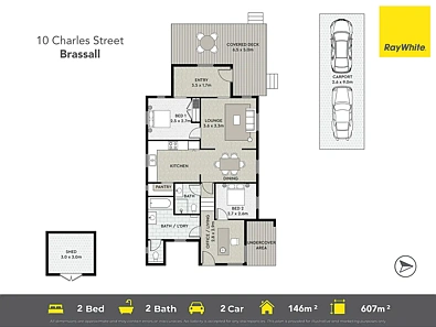 10 Charles Street, Brassall, QLD 4305, 2 Bedrooms, 2 Bathrooms, House