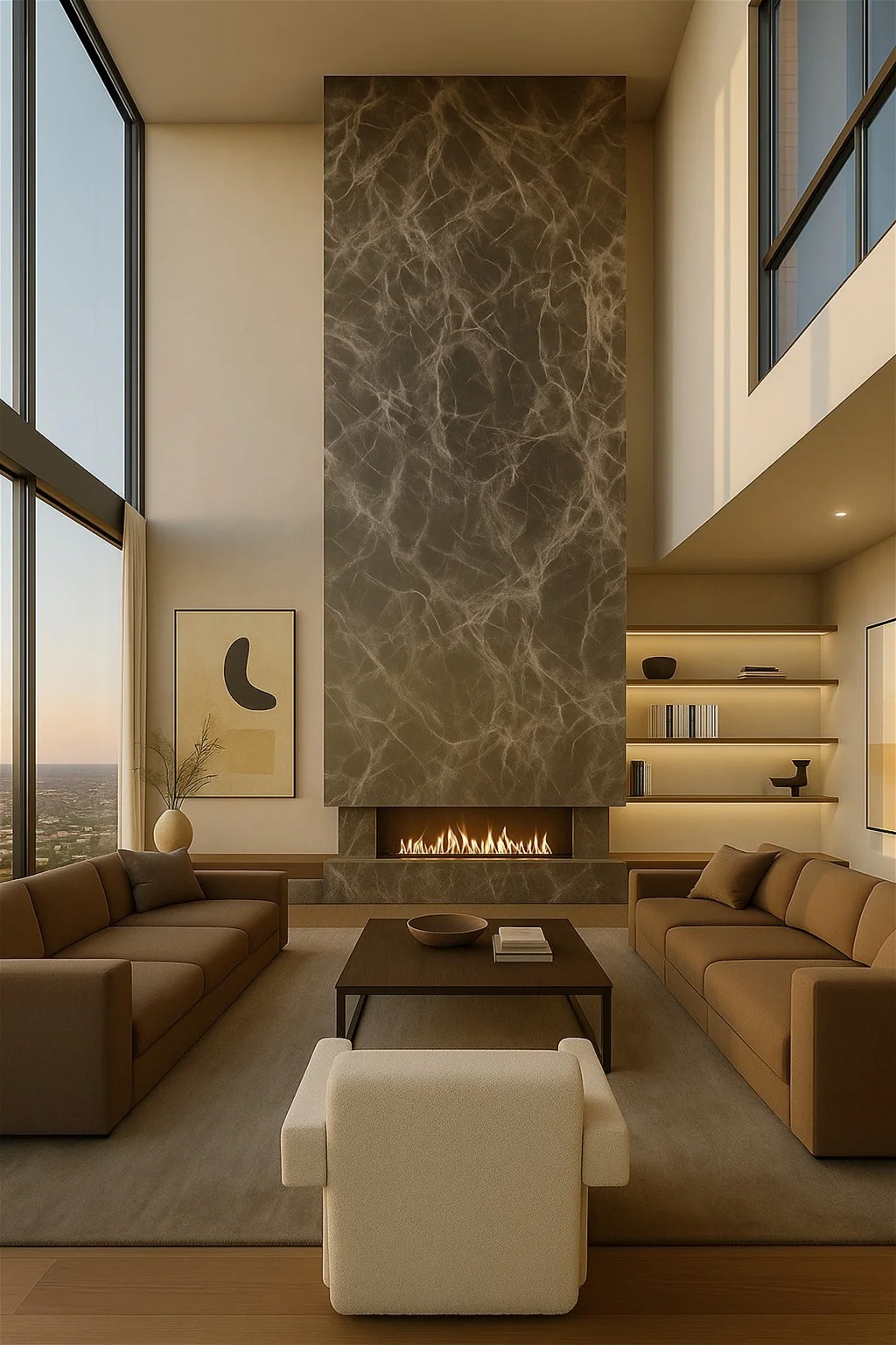 Southbank 4房 定制顶层奢邸 海湾城市天际线 曼哈顿风格设计 酒店级主卧 厨房大理石奢华 Luxury One of a Kind Penthouse Collection