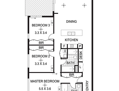 343/19 Kitchener Drive, Darwin City, Darwin City, 3 ਕਮਰੇ, 2 ਬਾਥਰੂਮ, Apartment