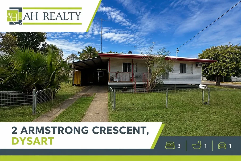 Dysart 3房  SOLID INVESTMENT OPPORTUNITY WITH SPACE, CHARACTER & POTENTIAL!