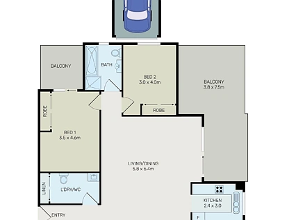 9/43-47 Empress Street, Hurstville, St George, 2 rūma, 1 rūma horoi, Apartment