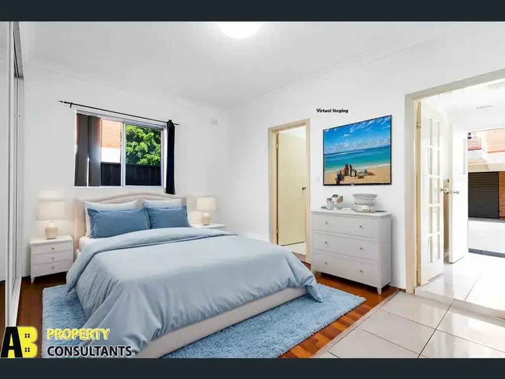 Furnished studio with lock up garage.