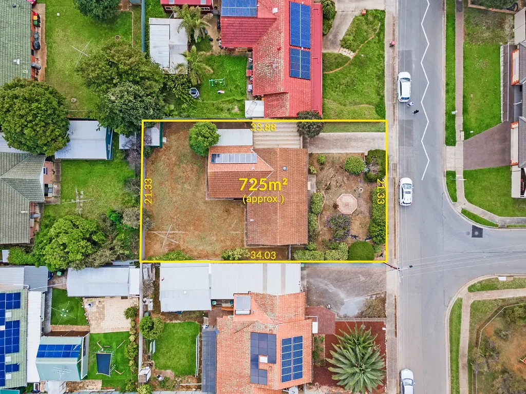 Ingle Farm 3બેડરૂમ 21m Frontage + 725sqm Allotment