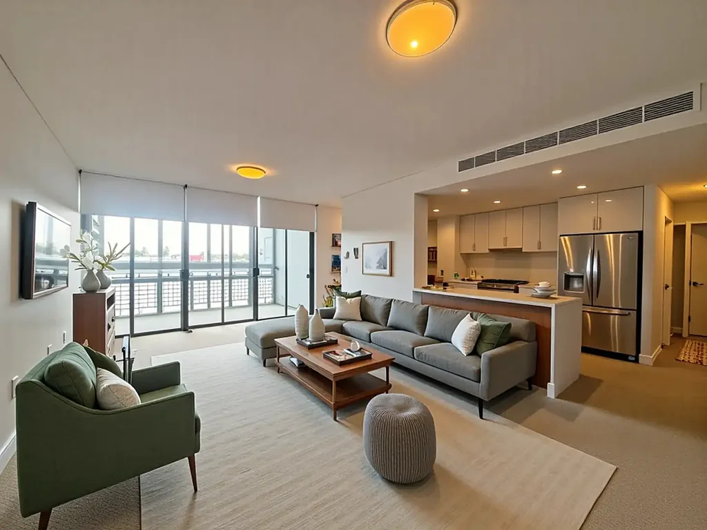TWO BEDROOM APARTMENT.