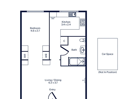 10/49 Electra Street, Williamstown, South West Melbourne, 1 Kuwarto, 1 Banyo, Apartment