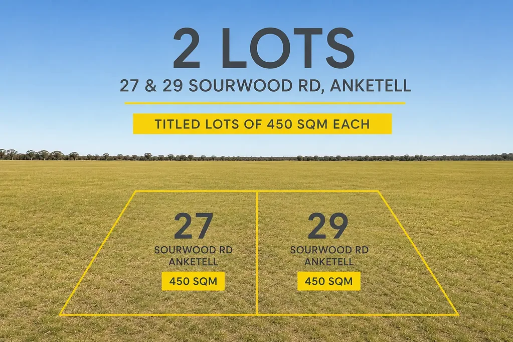 Anketell Two Premium Titled Lots - 27 & 29 Sourwood Road, Anketell