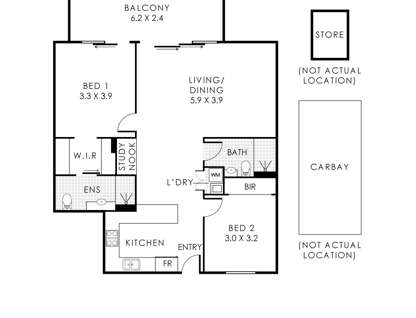 4/3 Roberta Street, Jolimont, WA 6014, 2 Bedrooms, 2 Bathrooms, Apartment