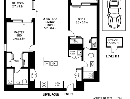 407/81B Lord Sheffield Circuit, Penrith, NSW 2750, 2 slaapkamers, 2 badkamers, Apartment