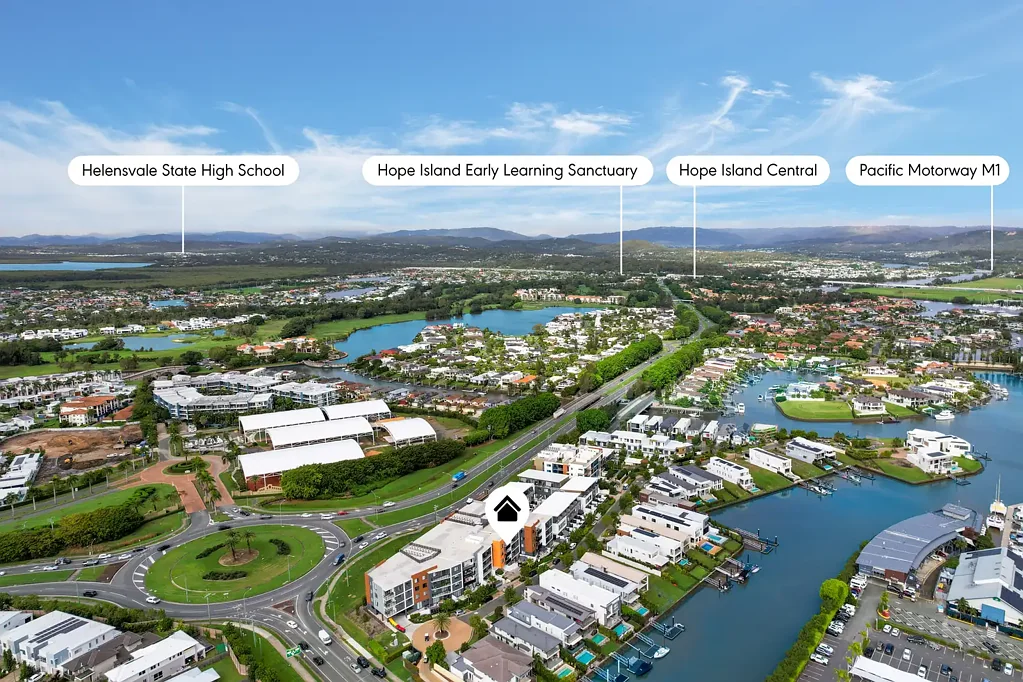 Hope Island 3 Bedroom Peninsula Collection  Hope Island's Exclusive Waterfront Address