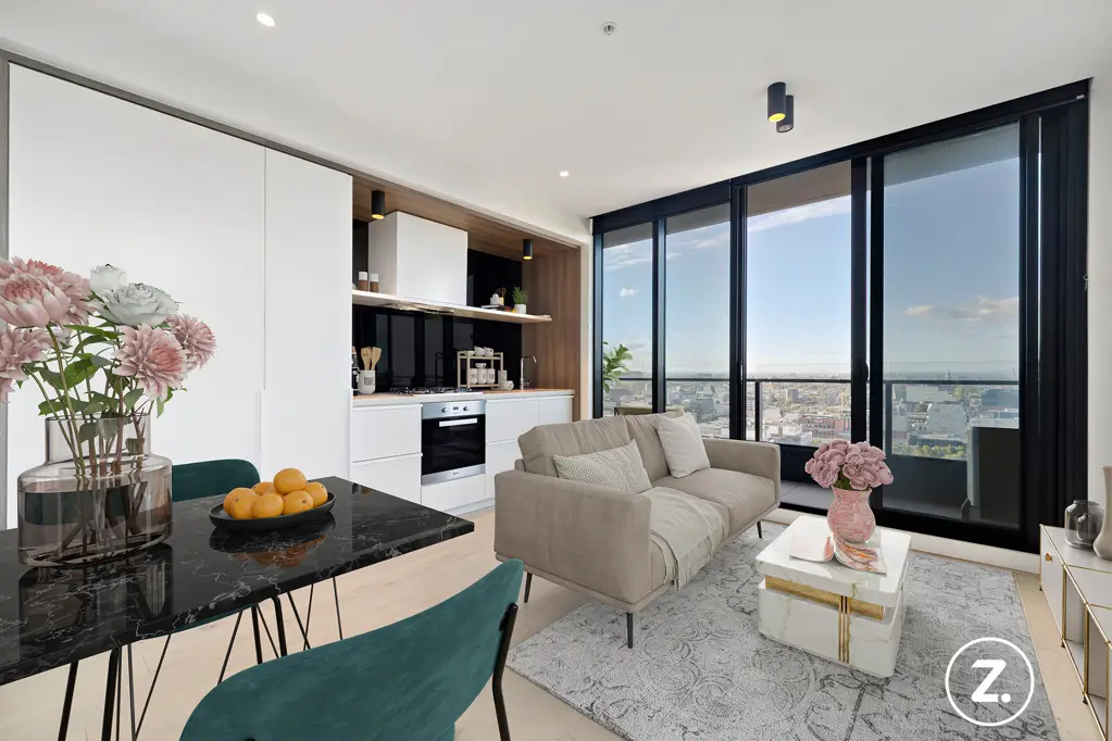 South Yarra 1ห้องนอน Luxurious Designer Living with Panoramic Views and World-Class Amenities