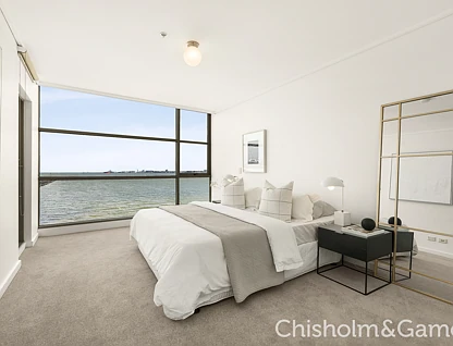304/147 Beach Street, Port Melbourne, Melbourne CBD, 3 कमरे, 2 बाथरूम, Apartment