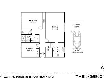 9/247 Riversdale Road, Hawthorn East, Inner East Melbourne, 2 침실, 1 욕실, Apartment