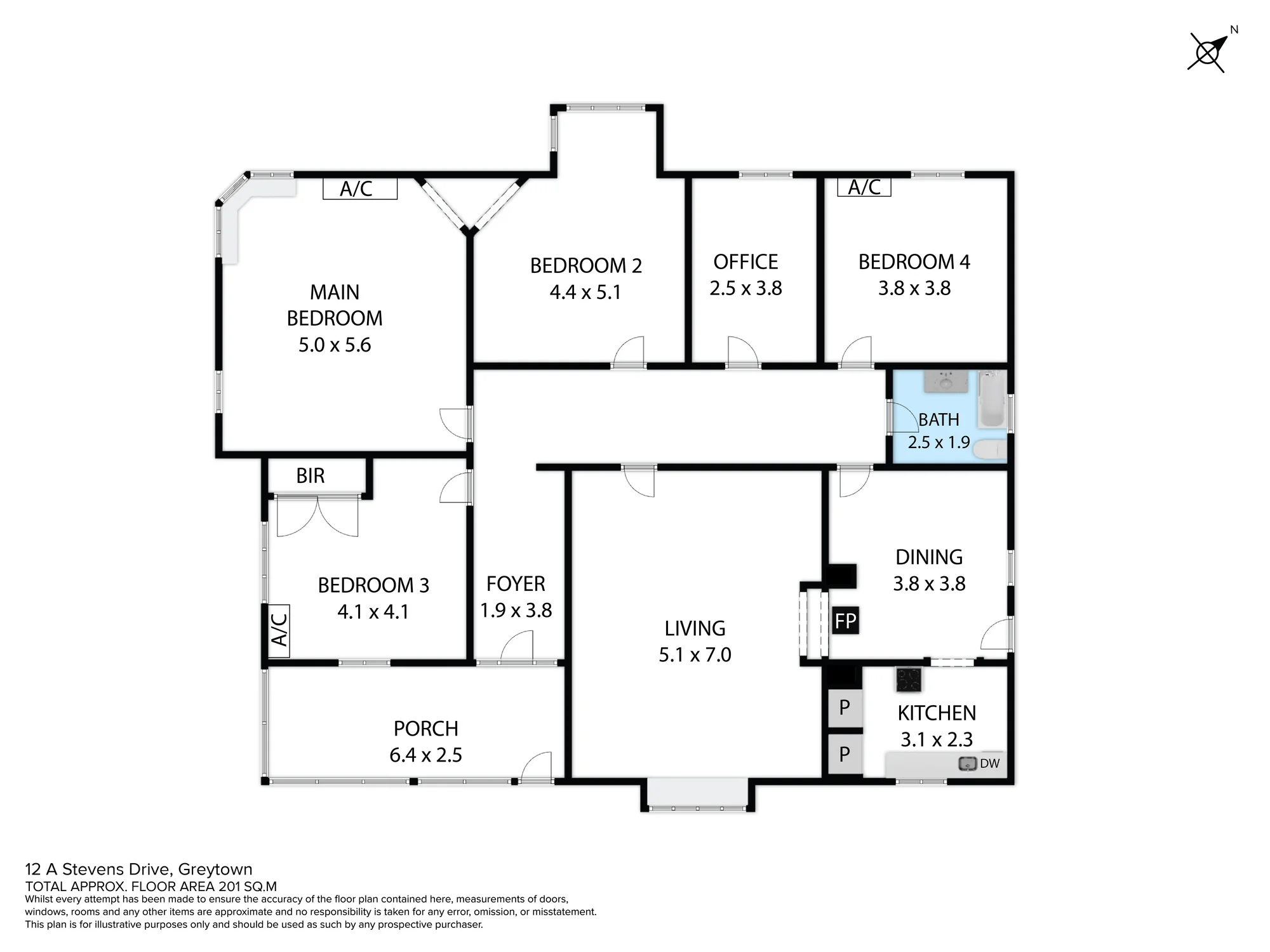 12A Stevens Drive, Greytown, South Wairarapa, Wairarapa, 5房, 1浴, House