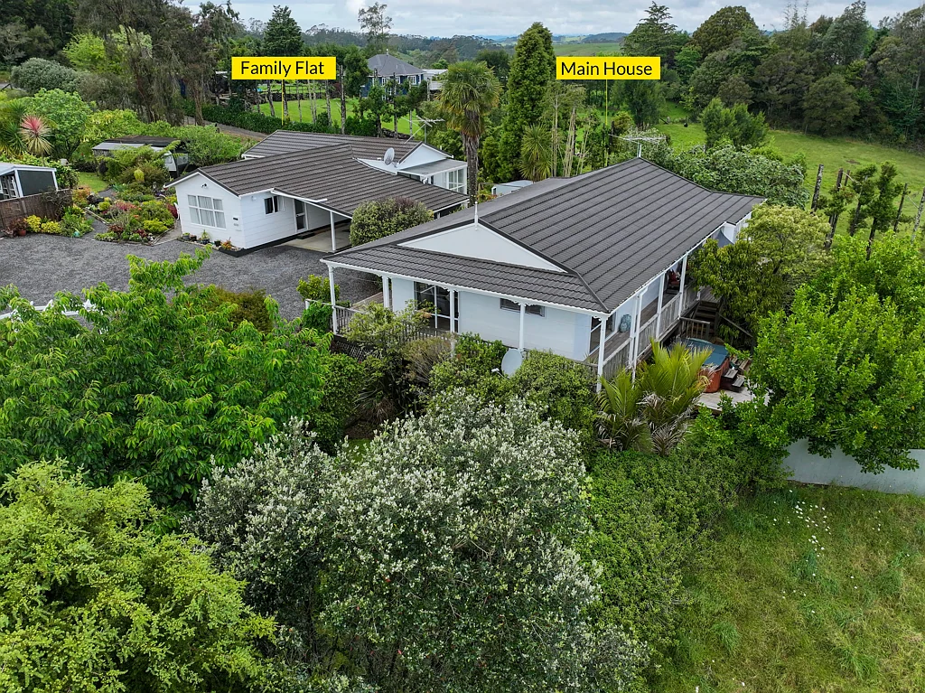 Kerikeri 3房  Extended Family Options - Peaceful and Private