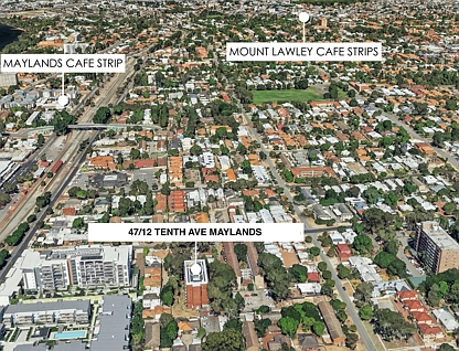 47/12 Tenth Avenue, Maylands, North East Perth, 1房, 1浴, Apartment
