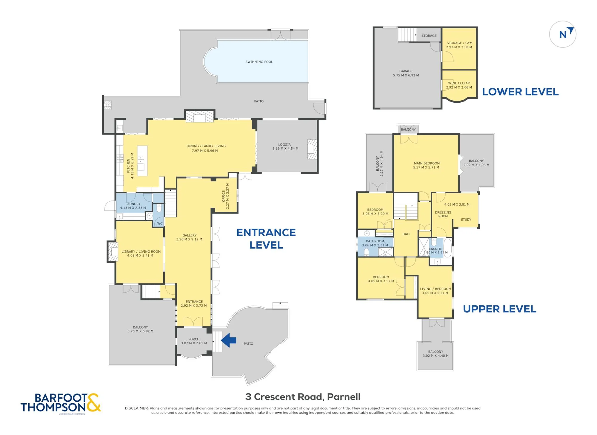 3 Crescent Road, Parnell, Auckland City, 3 Bedrooms, 2 Bathrooms, House