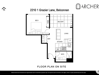 2210/1 Grazier Lane, Belconnen, Belconnen District, 1 habitaciones, 1 baños, Apartment