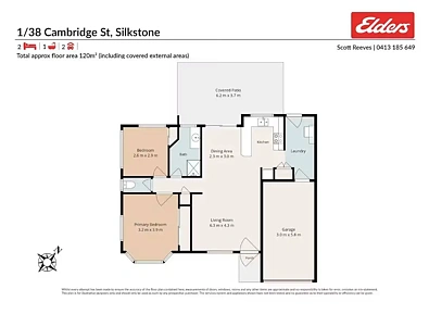 1/38 Cambridge Street, Silkstone, QLD 4304, 2 침실, 1 욕실, Unit