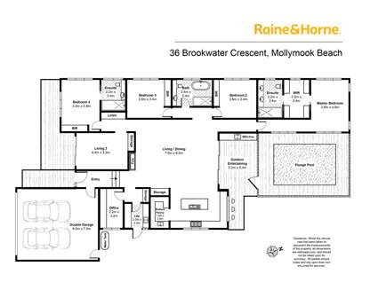 36 Brookwater Crescent, Mollymook Beach, NSW 2539, 4 Bedrooms, 3 Bathrooms, House