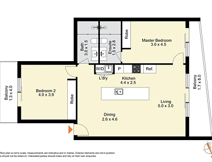 326/181 Sutherland Crescent, Taylor, Gungahlin District, 2房, 2浴, Apartment