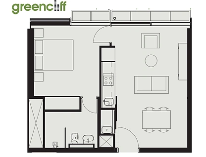 E604/3 Carlton St, Chippendale, Sydney CBD, 1 રૂમ, 1 બાથરૂમ, Apartment