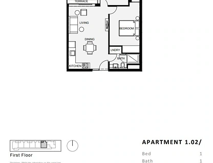 102/14 Eleanor Street, Footscray, Western Melbourne, 1部屋, 1バスルーム, Apartment