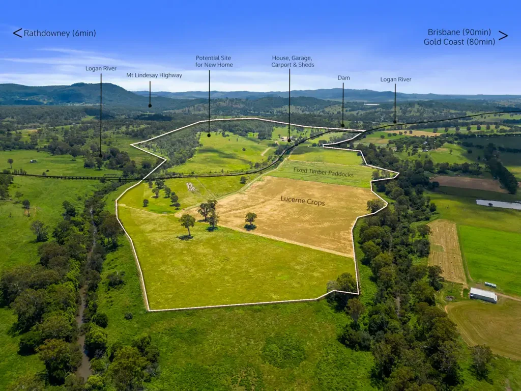 Innisplain 4房 147公顷壮丽土地 河岸线2.5公里 棚屋水井资源丰富 Magnificent 364 Acres Great Views & 2.5km River Frontage $3.95 Mil