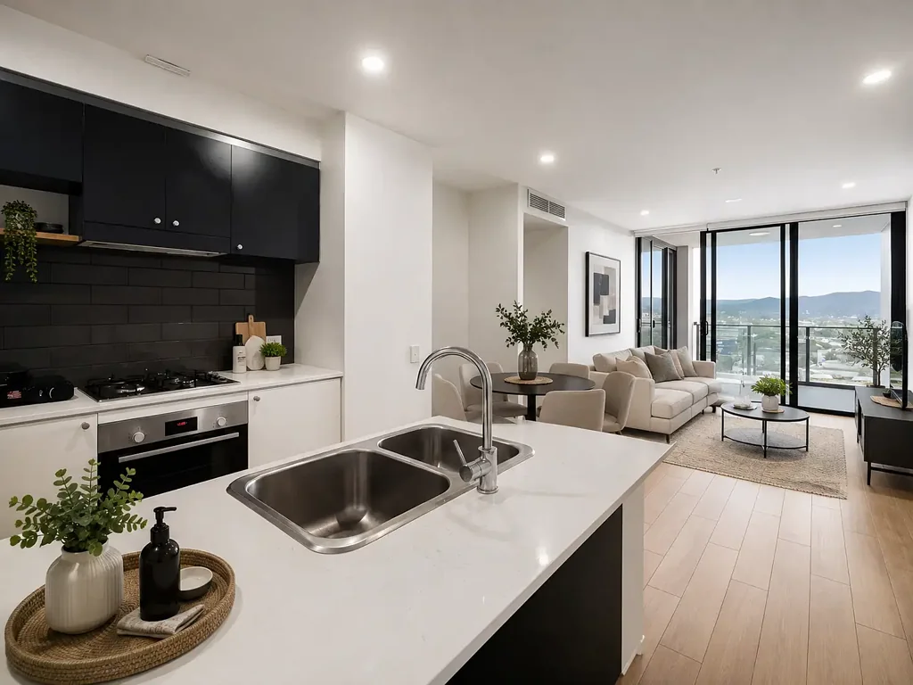 Bowen Hills 2房 Panorama Residences的精致市中心生活 - 位于布里斯班奥运区内的宽敞公寓 Sophisticated Inner-City Living in Panorama Residences - Spacious Apartment in Brisbane's Olympic Precinct
