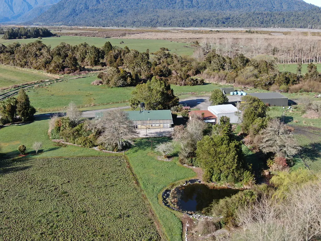 Ross Dairy Farm in the Waitaha Valley