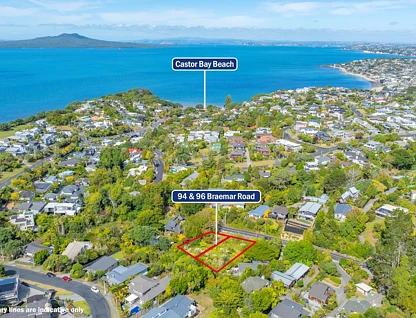 94 & 96 Braemar Road, Castor Bay, North Shore City, Auckland, 0房, 0浴, 建地