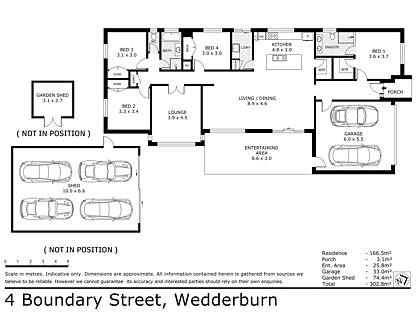 4 Boundary Street, Wedderburn, VIC 3518, 4 ਕਮਰੇ, 2 ਬਾਥਰੂਮ, House