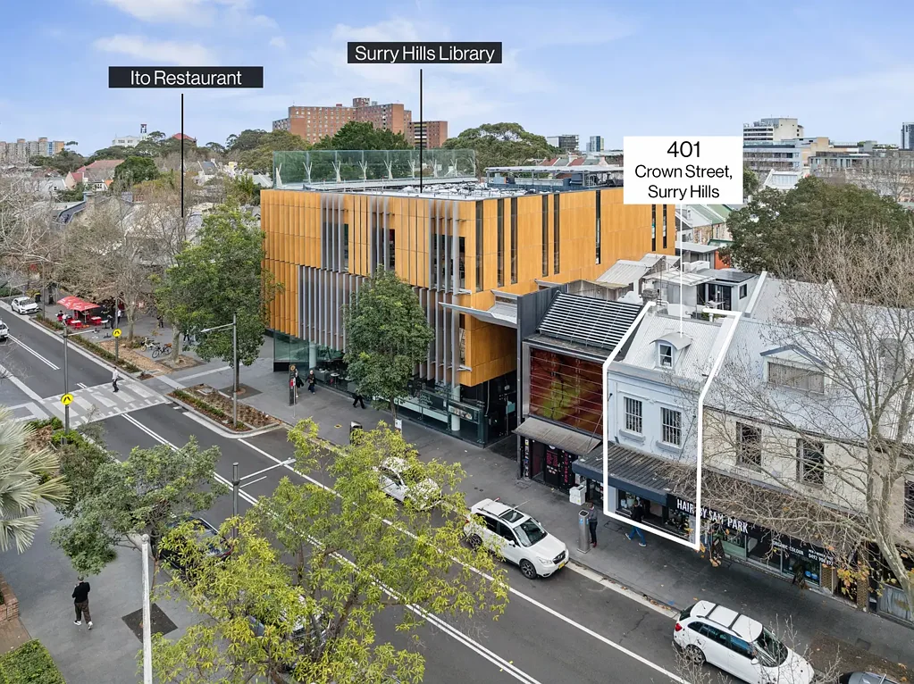 Surry Hills 3कमरा Crown Street Shop in Trophy Position - Opposite Shannon Reserve