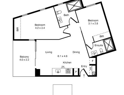 206/692 Whitehorse Road, Mont Albert, Inner East Melbourne, 2 Bedrooms, 2 Bathrooms, Apartment