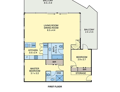101/1020 Mt Alexander Road, Essendon, North Melbourne, 2 રૂમ, 2 બાથરૂમ, Apartment