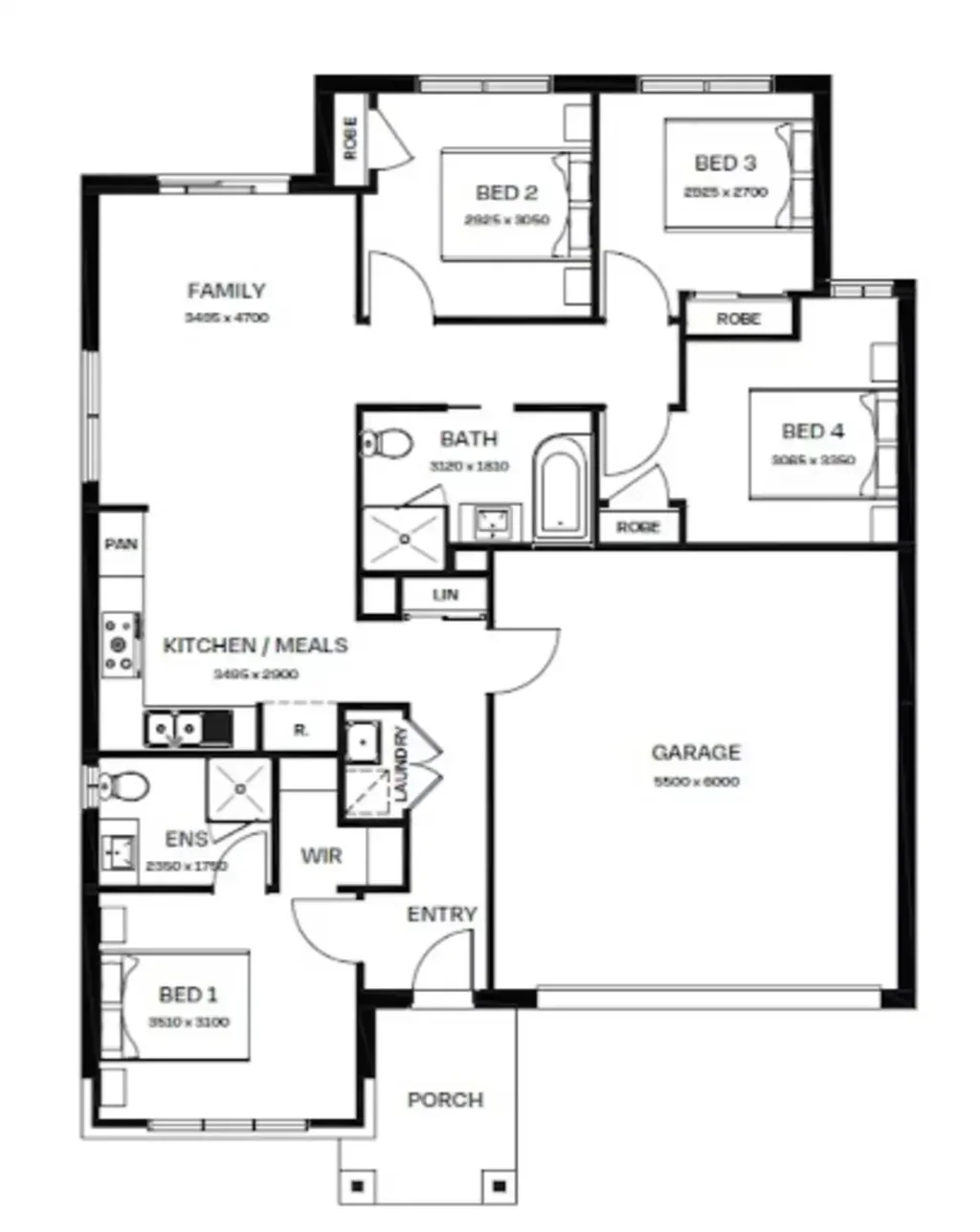 Truganina 4房 4卧2卫2车库 333㎡阔绰土地 单层设计 149㎡实用空间 TRUGANINA宜居之选 ONE OPPORTUNITY. LOCKED IN PRICE UNTIL 2027.