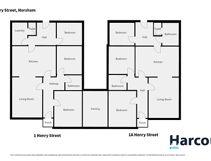 1 & 1a Henry Street, Horsham, Horsham, 6房, 3浴, House