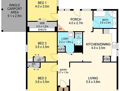 12 Cuthberts Road, Alfredton, Ballarat, 3 rūma, 1 rūma horoi, House