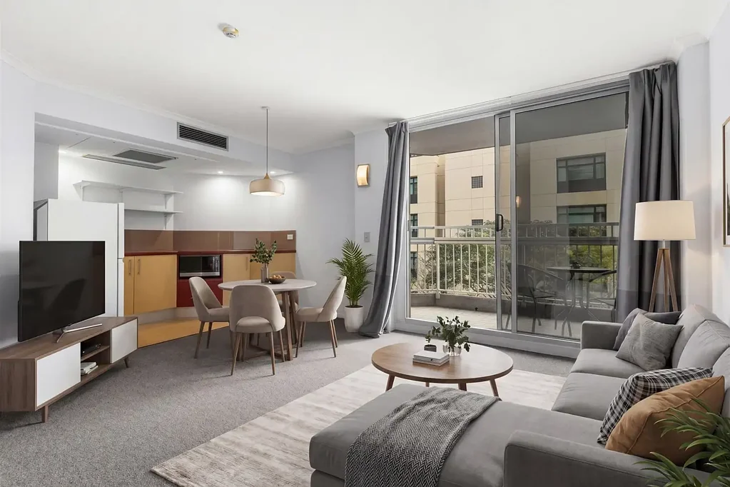 Brisbane City 1房 CBD中心便利  精装修单卧  私人阳台观景  游泳池桑拿  步行交通枢纽  绿道近邻 READY TO MOVE IN NOW, Inner City Oasis with River Glimpse & opposite the Green Spine Project
