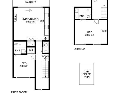 7/1116 Burke Road, Balwyn North, Inner East Melbourne, 2部屋, 2バスルーム, Apartment