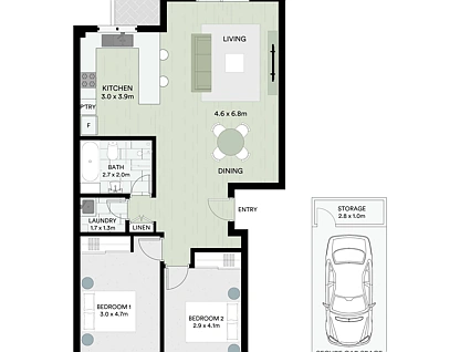8/21-23 Rookwood Road, Yagoona, South Western Suburbs, 2 habitaciones, 1 baños, Apartment