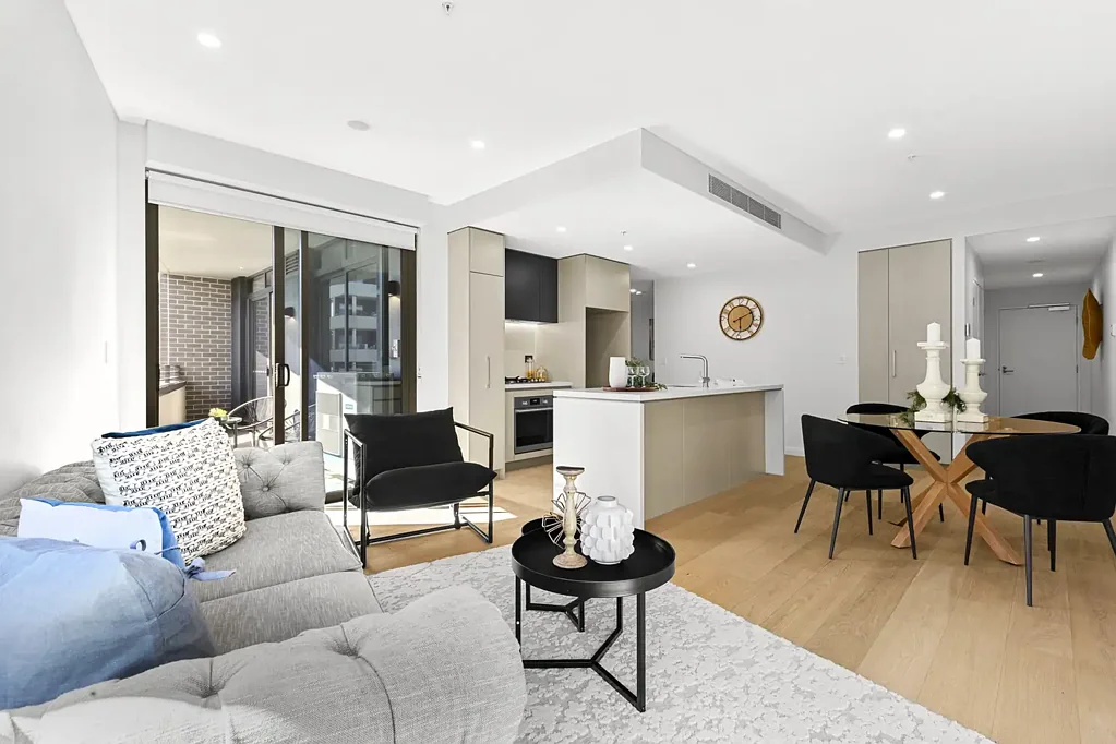 Tallawong 2कमरा Near New, Sun-Drenched Two Bedroom Apartment + Study | Convenient Tallawong Village Location - 2 minute walk to Metro!
