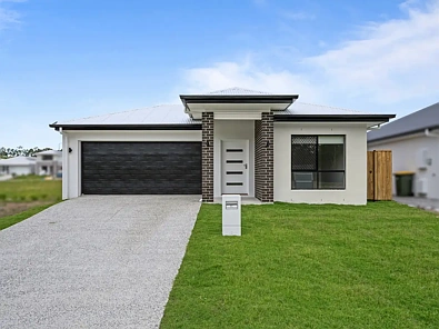 Caboolture 4房 4卧宽敞主卧套间 开放式现代厨房 石材台面 不锈钢电器 靠近学校商店 公园步行道 双车库 内部通道 Stylish 4-Bedroom House & Land