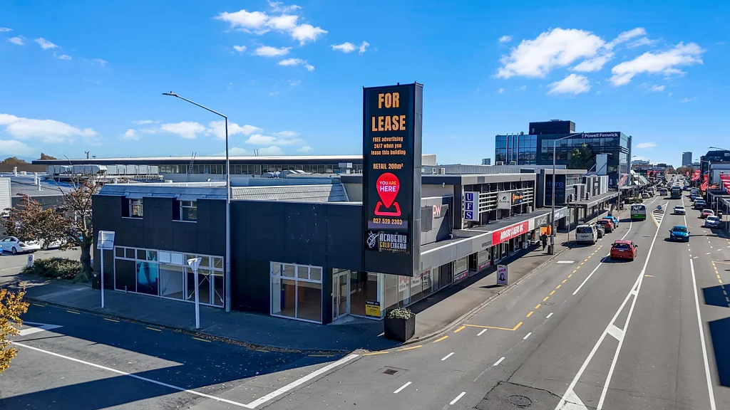 Sydenham Corner Retail Space - Colombo Street Exposure
