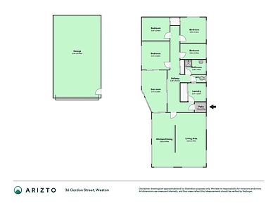 36 Gordon Street, Weston, Waitaki District, Otago, 4房, 1浴, House