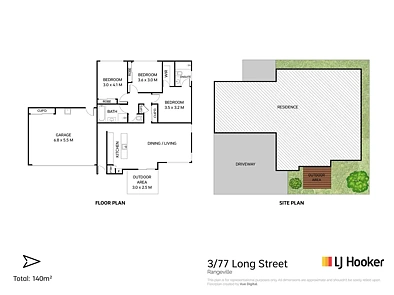 3/77 Long Street, Rangeville, QLD 4350, 3 habitaciones, 2 baños, Unit