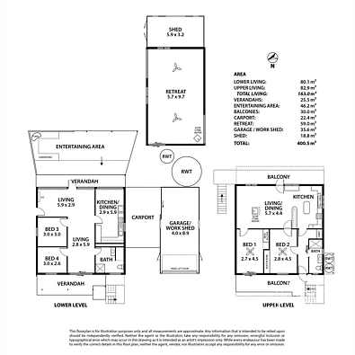 户型图 - 67 Mallee Road, Walker Flat, SA 5238