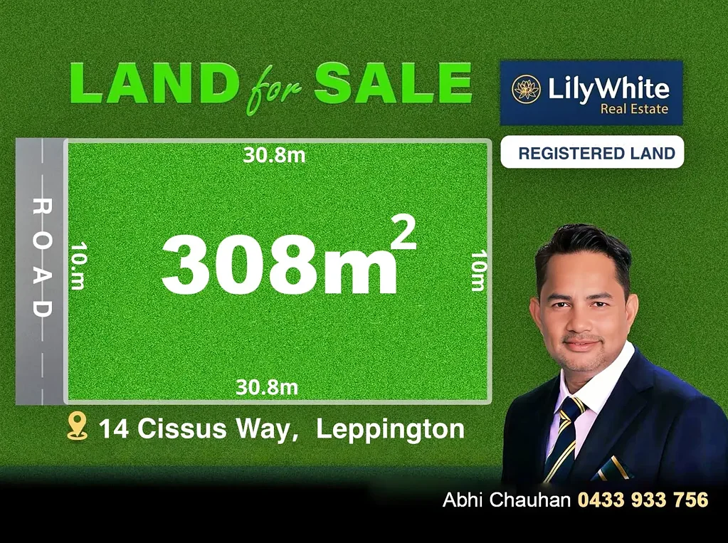 Leppington 416平米优质地块 12米临街面宽 邻近Leppington火车站 学校购物便捷 西悉尼机场增长区 Opportunity to Secure Your Land | Registration JUNE-2026