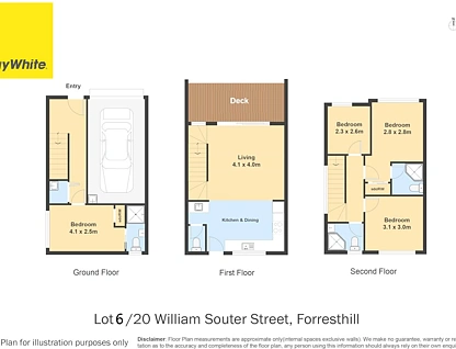6/20 William Souter Street, Forrest Hill, North Shore City, 4 ਕਮਰੇ, 3 ਬਾਥਰੂਮ, House